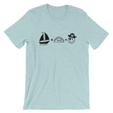 Sailing Plus Tacos Equals a Happy Pirate - Short-Sleeve Unisex T-Shirt